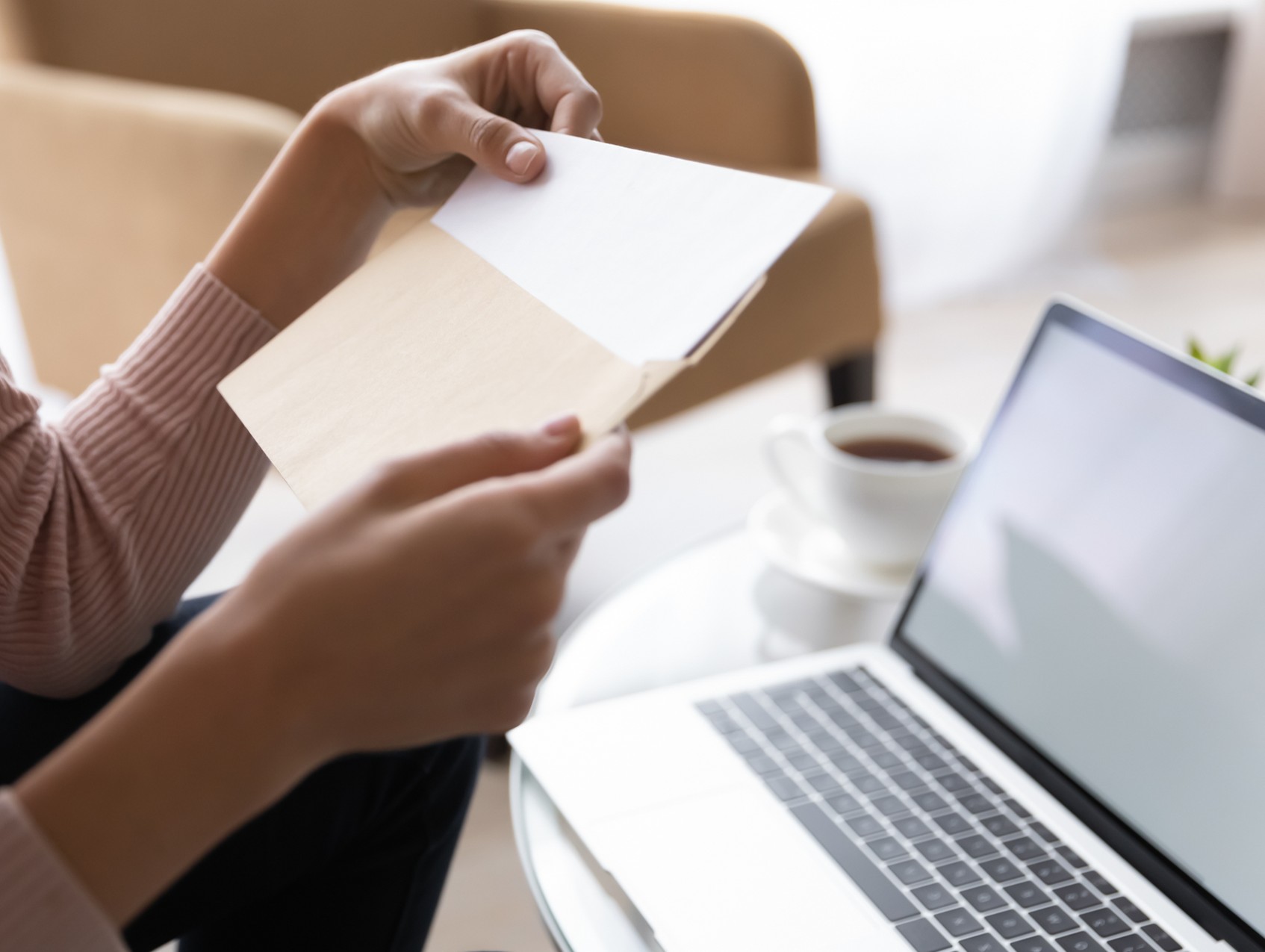 Envoyer un courrier en ligne